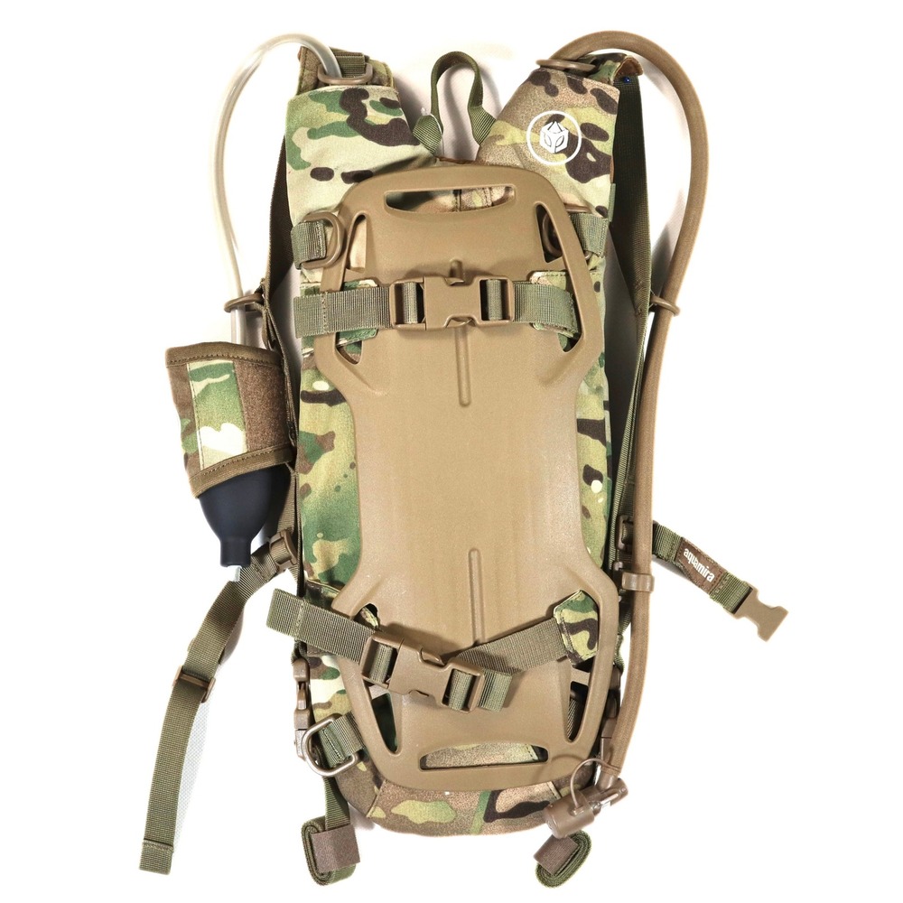 Aquamira Tactical Guardian Pressurized Hydration Pack Multicam Camo NWT 2L